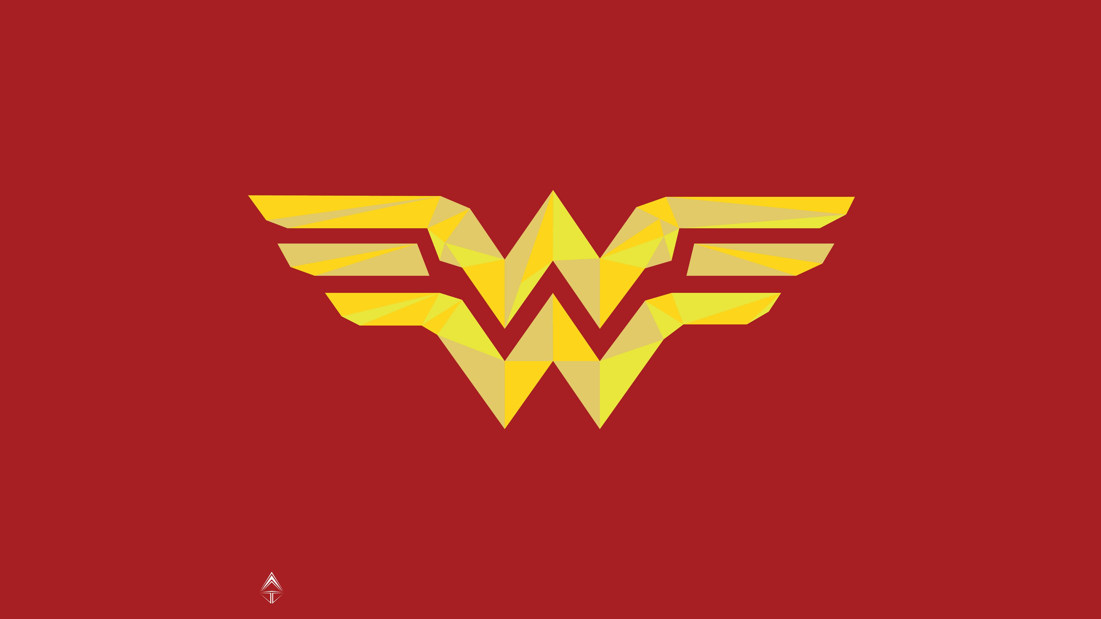Wonder Woman Logo 4k Artwork, HD Superheroes, 4k Wallpaper, Image, Background, Photo and Picture