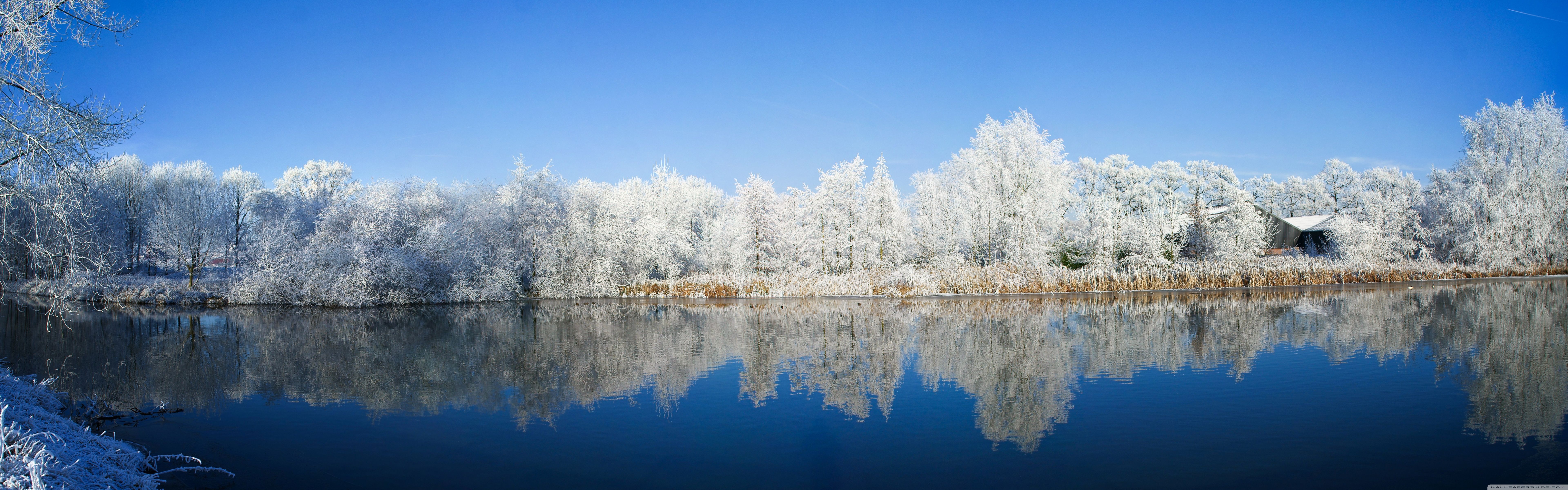 Download Panoramic Photography Winter UltraHD Wallpaper