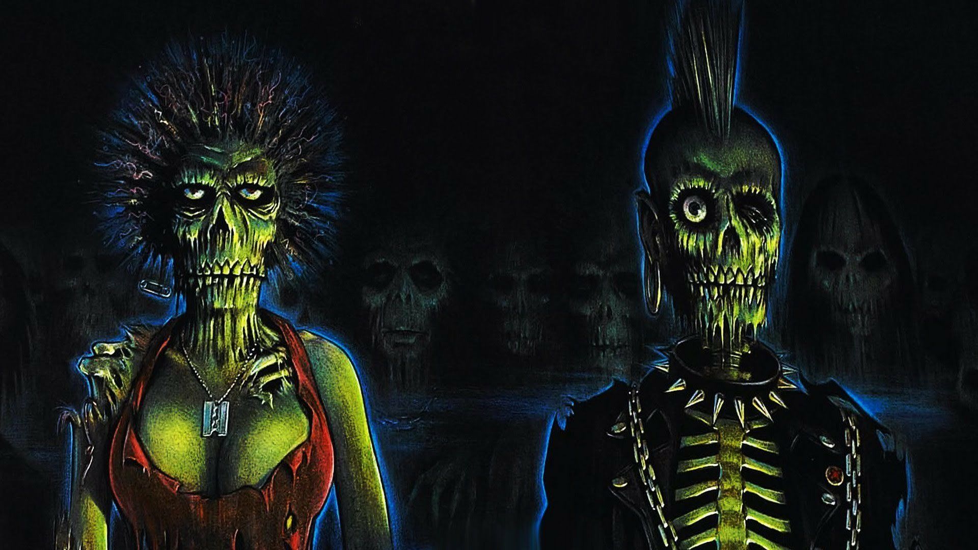 80s horror movie wallpaper