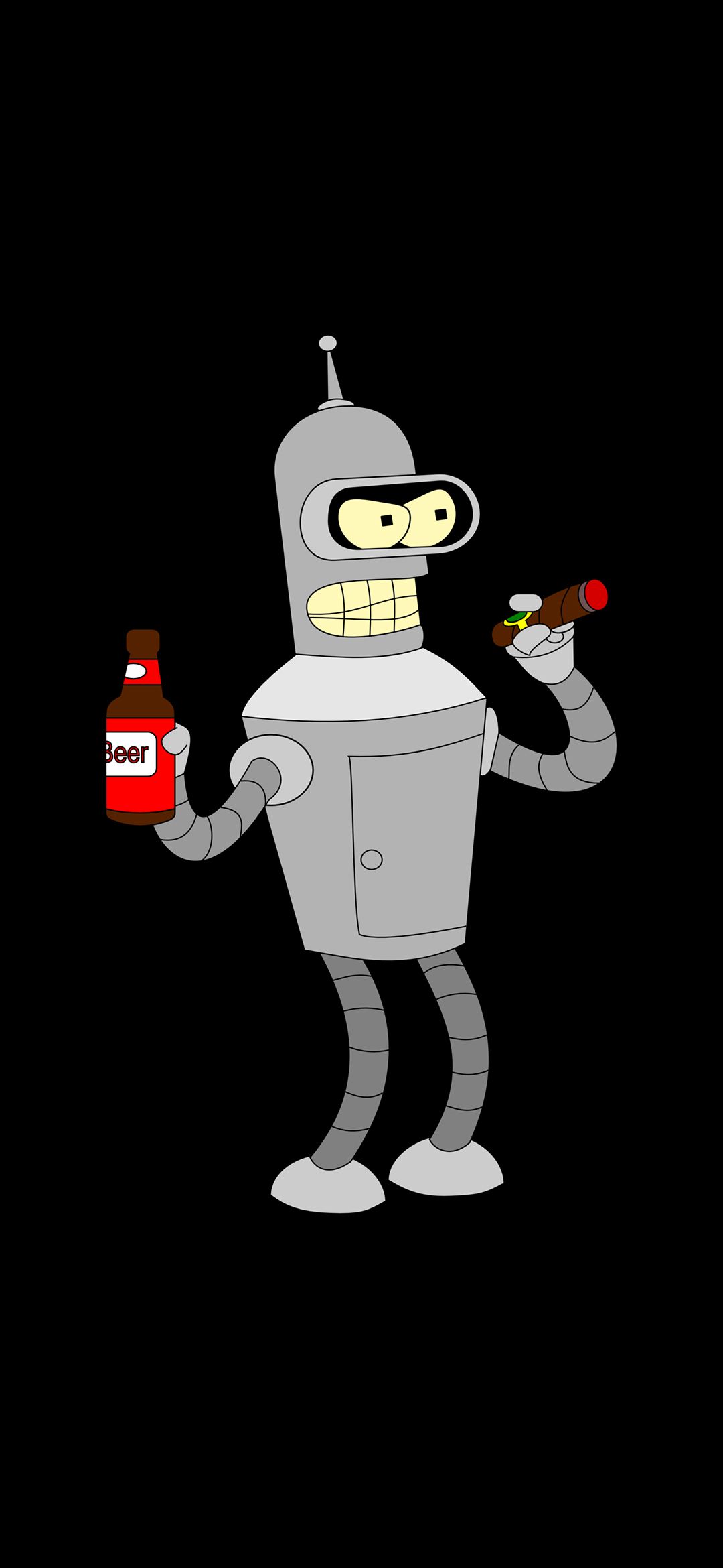 Bender from Futurama, would you like more bender wallpaper