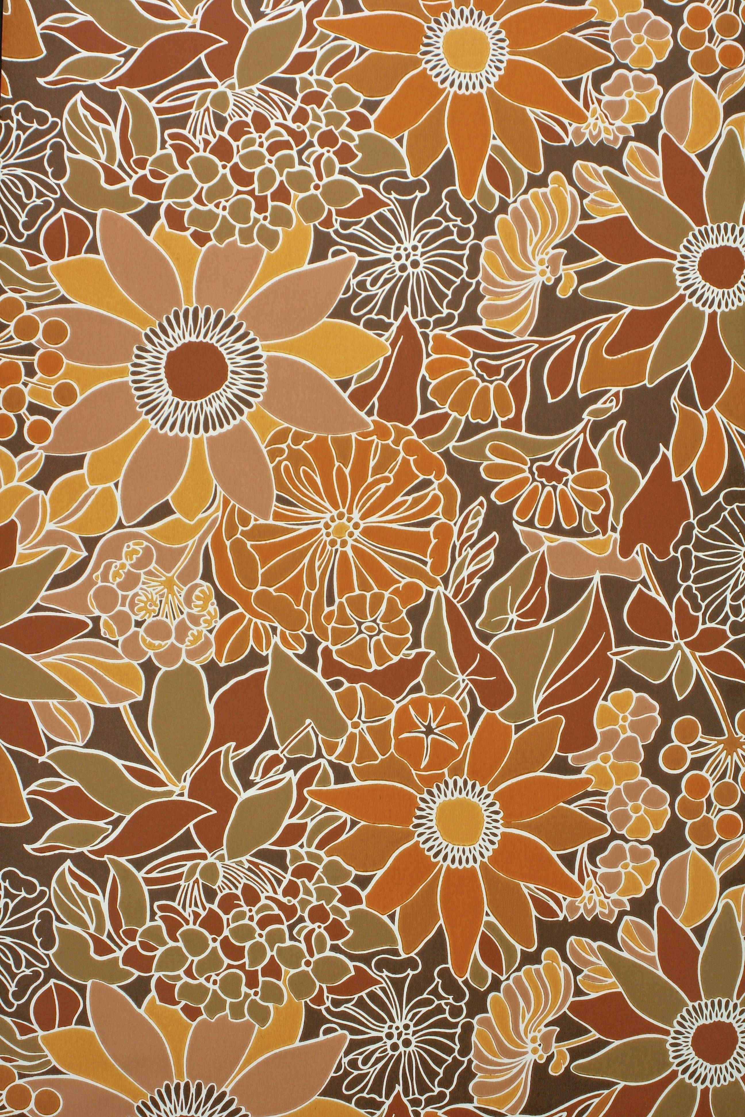 Vintage 70s Wallpaper Patterns