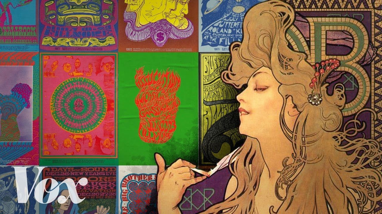 Where the 1960s psychedelic look came from