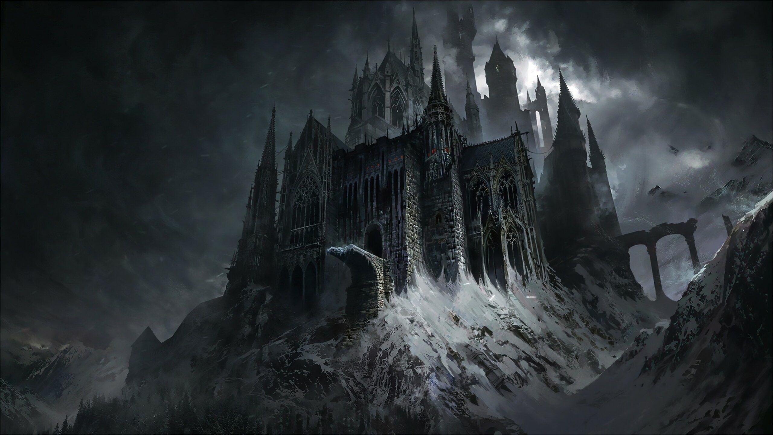 Fairy and Fantasy  Dark castle Fantasy castle Castle background
