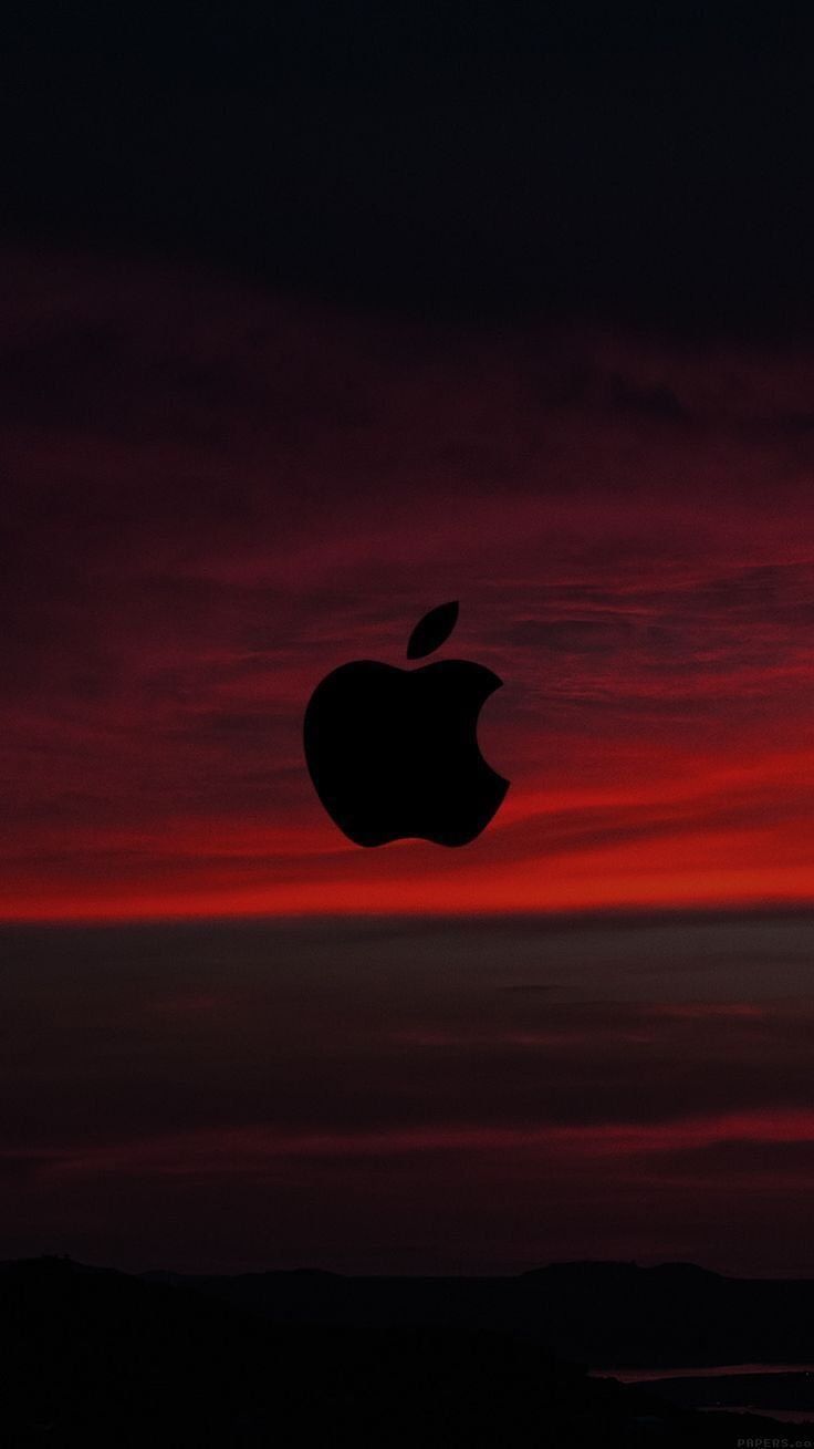 iPhone 6 Red Apple Wallpaper