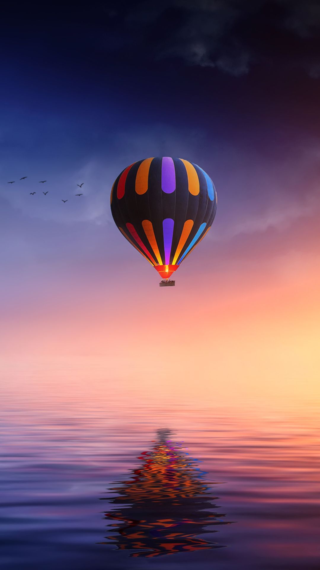 Landscape Hot Air Balloon. Ballons photographie, Fond d'écran