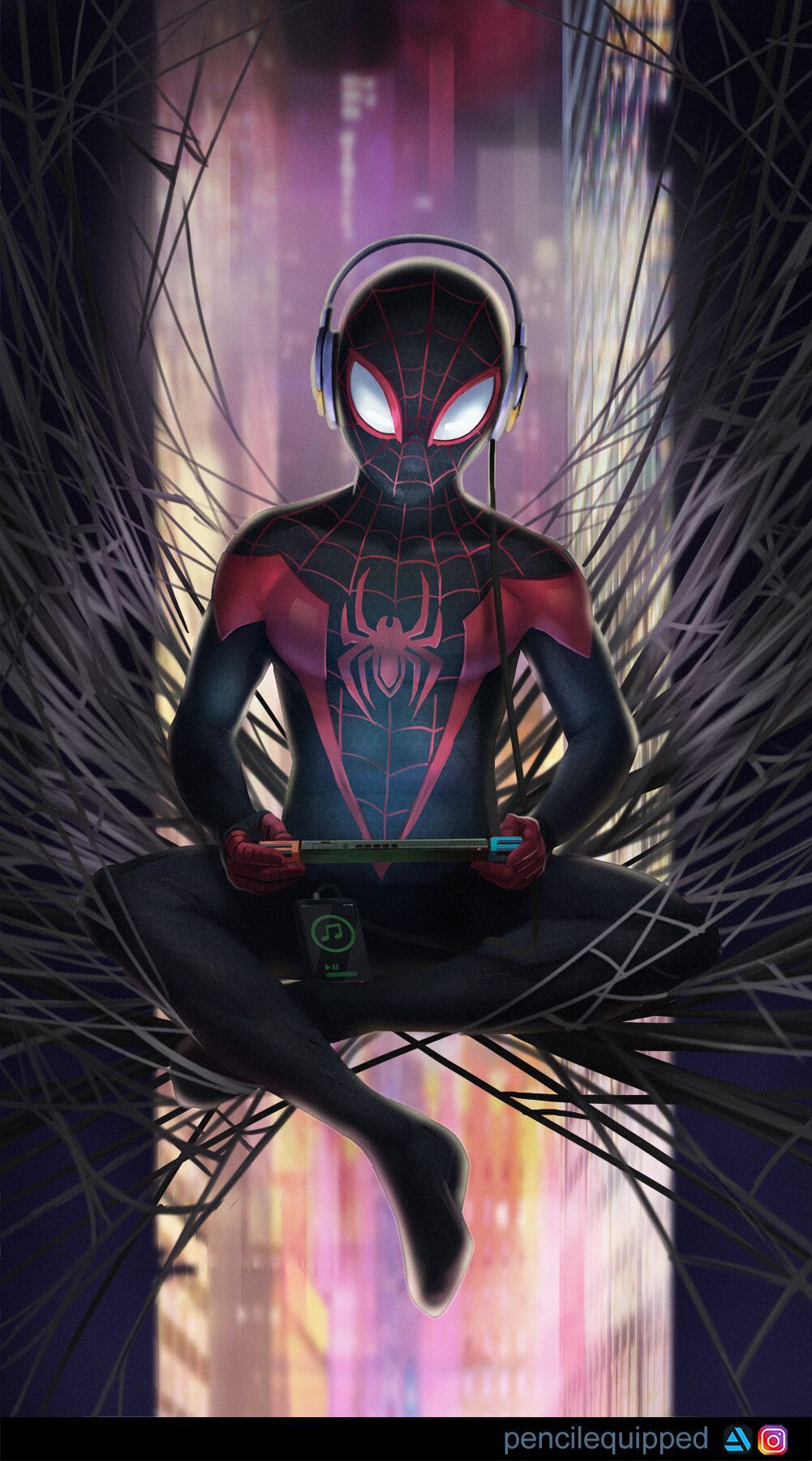 Spider Man (Miles Morales), Pencil Equipped