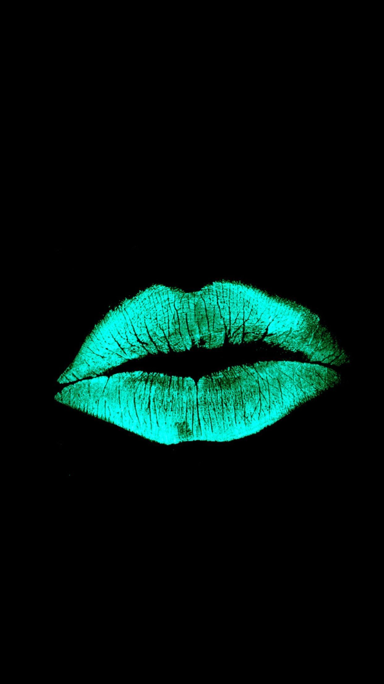 Neon Lips Wallpaper Free Neon Lips Background