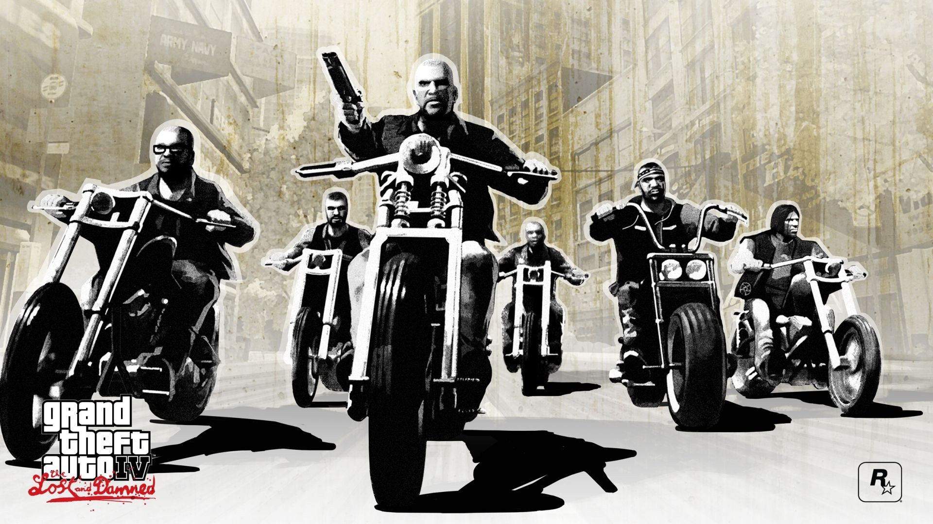 Download Wallpaper 1920x1080 gta 4 lost and damned, grand theft