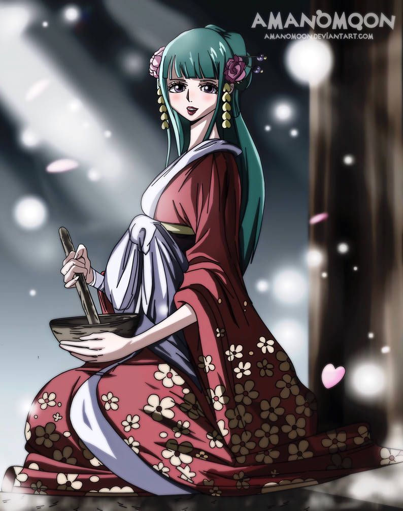 One Piece Chapter 938 Hiyori Kozuki or Komurasaki