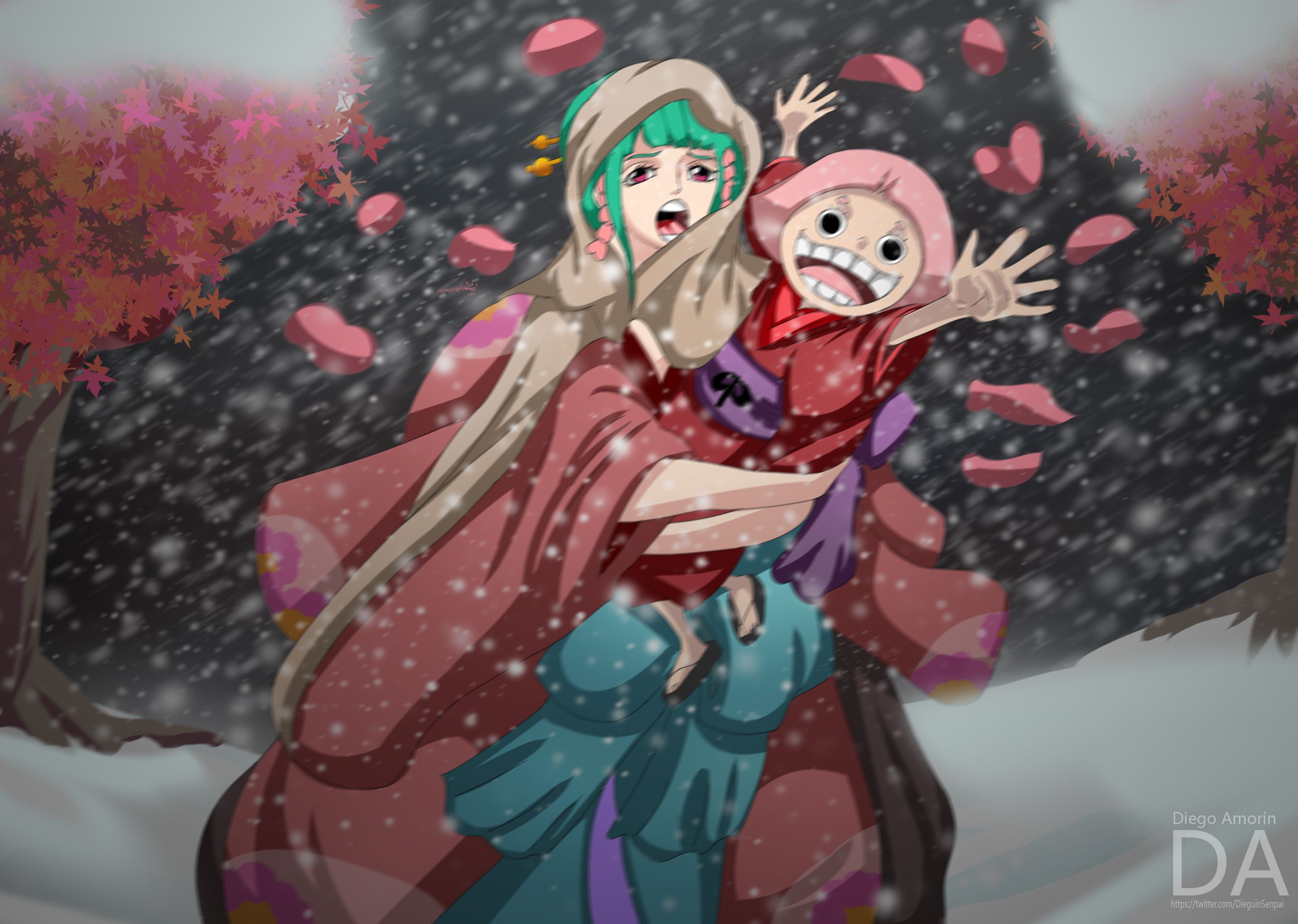 Komurasaki and Toko HD Wallpaper. Background Imagex2136