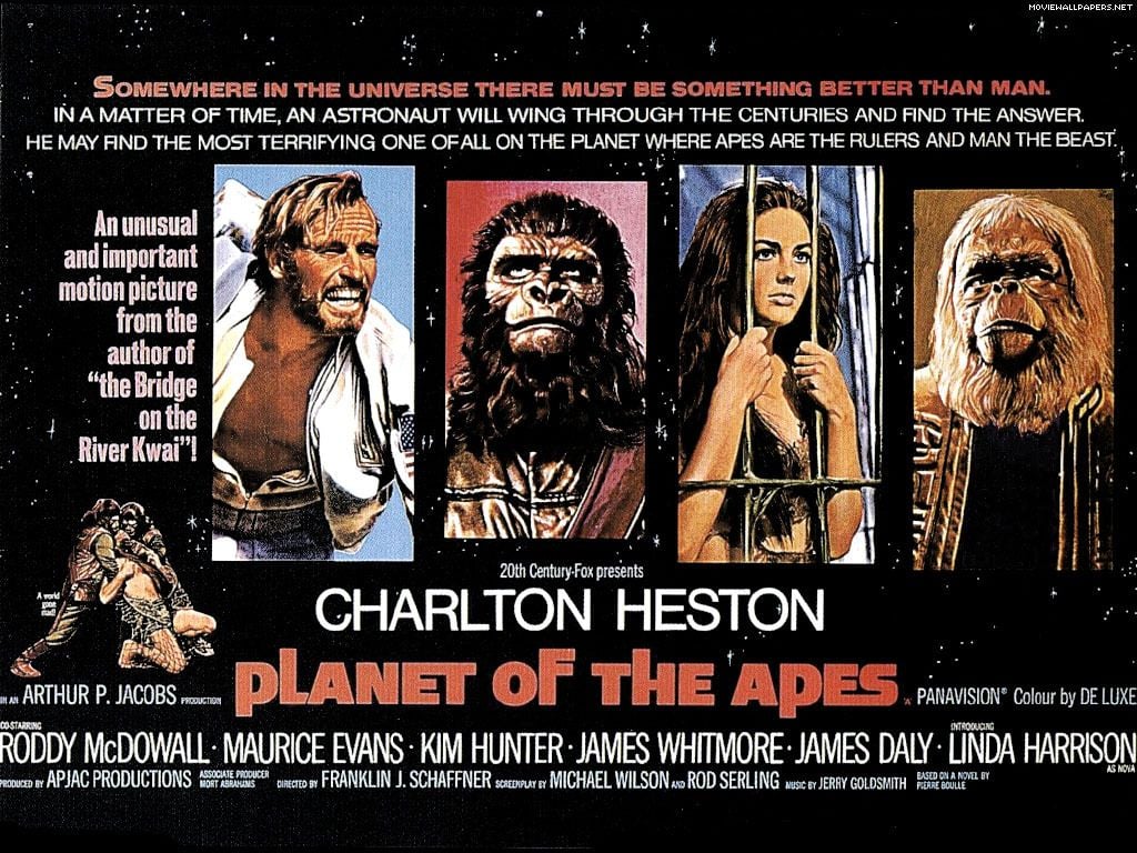 Planet Of The Apes Science Fiction Films Wallpaper