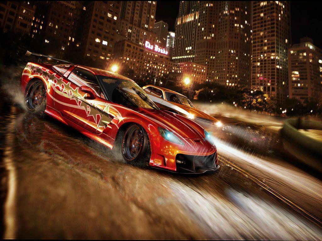 Street Race Cars Wallpaper