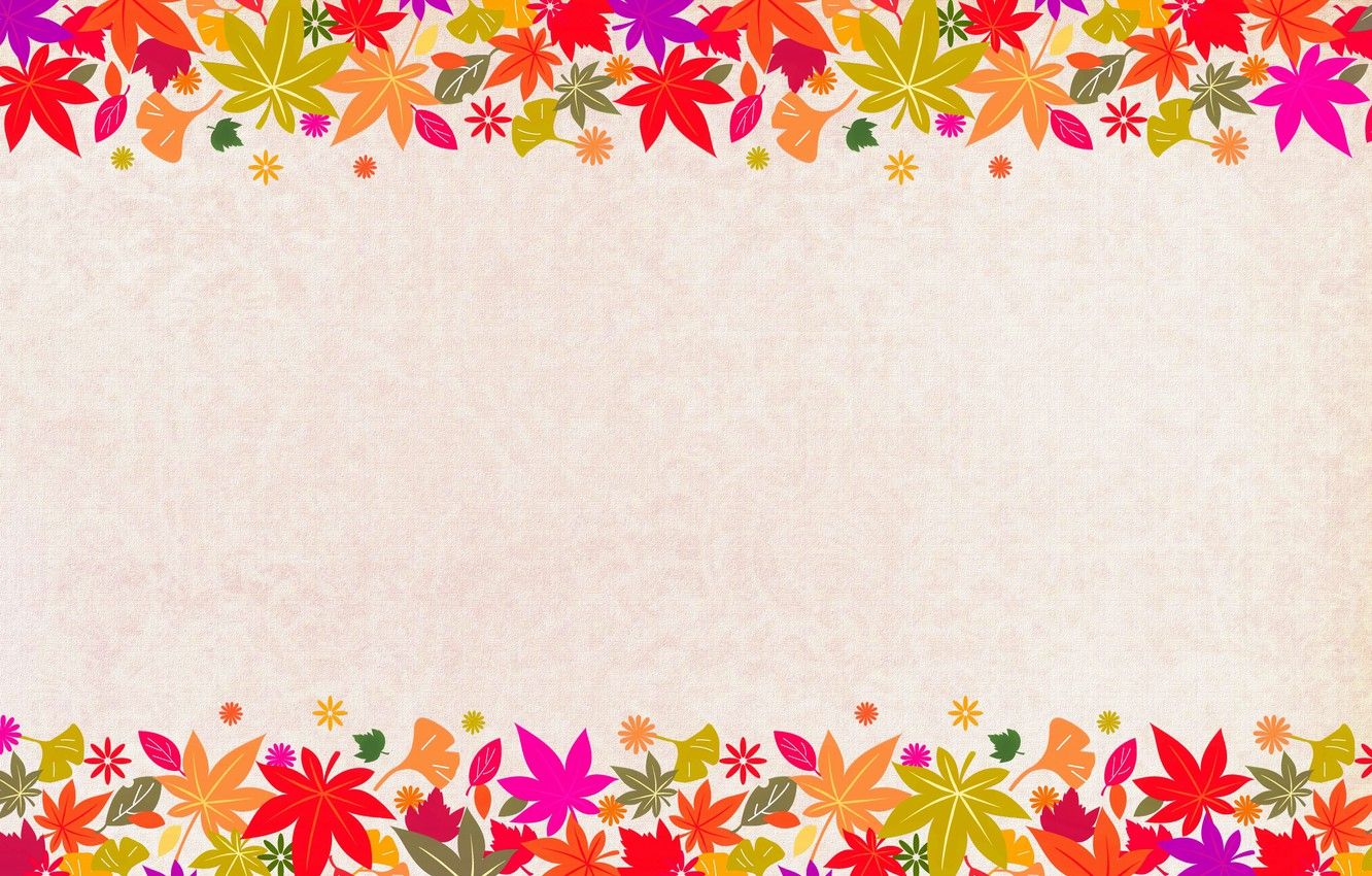 Wallpaper leaves, canvas, postcard, , blank image