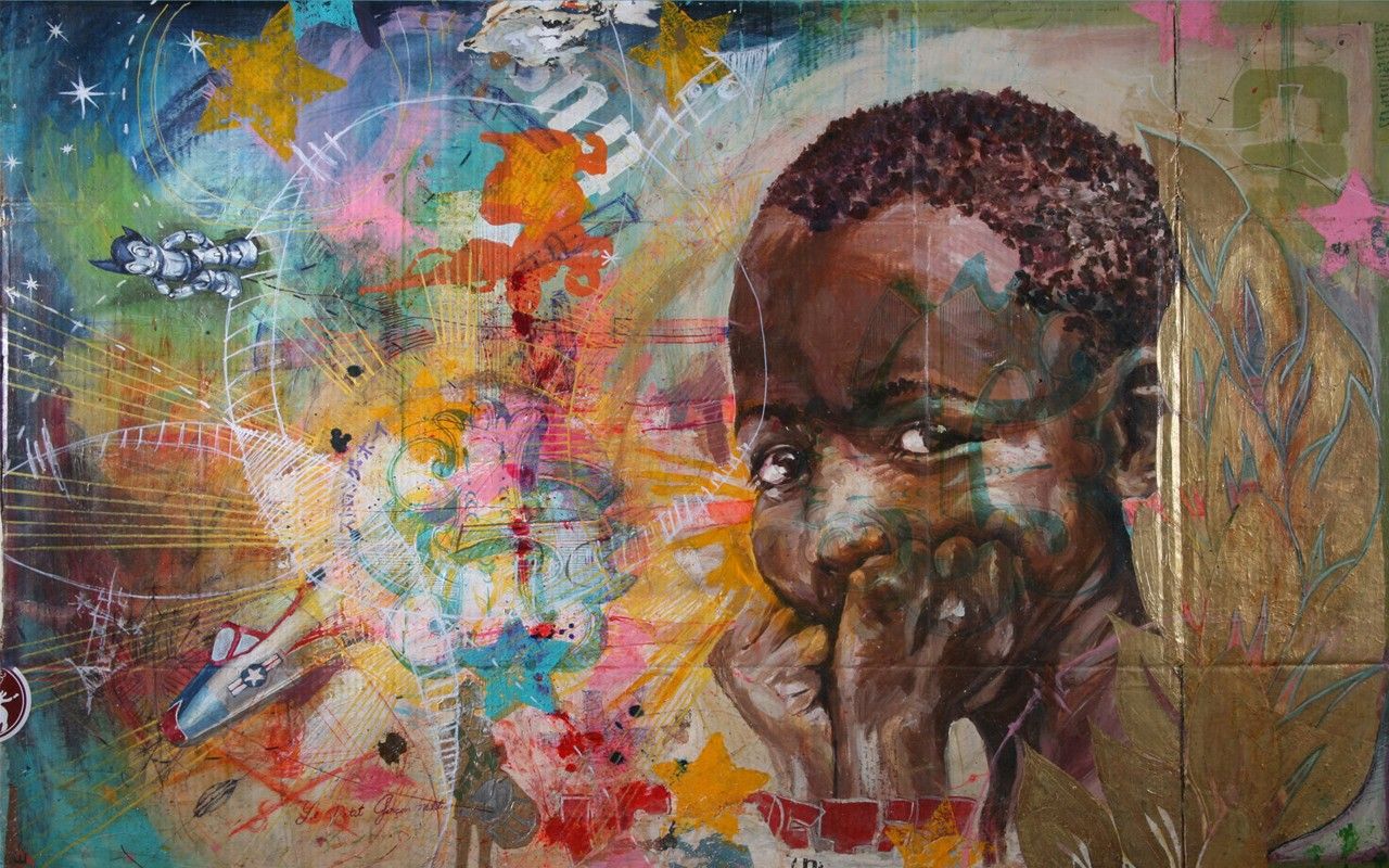 African Art Desktop Background. African