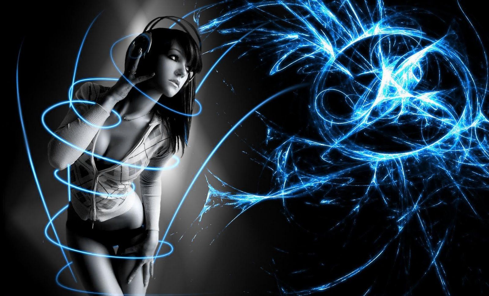 Neon Women Wallpapers Wallpaper Cave