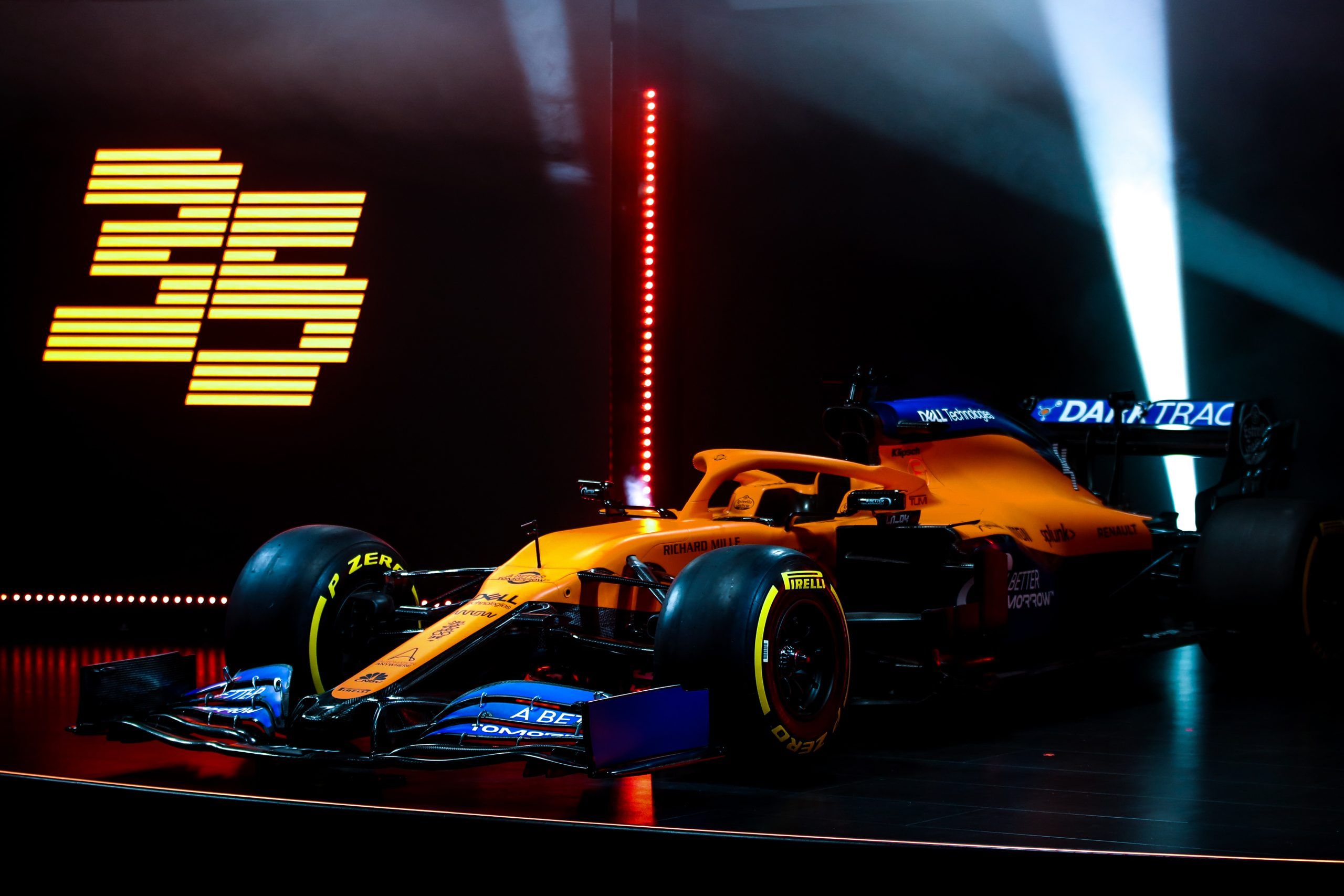 McLaren MCL35 F1 Car launch picture