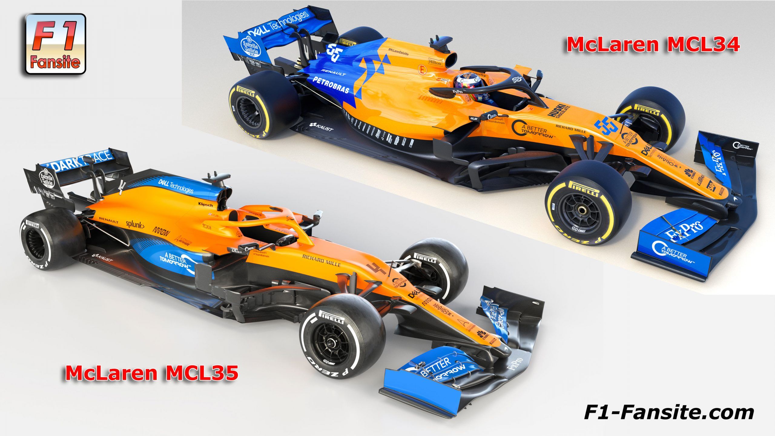 McLaren MCL35 F1 Car launch picture