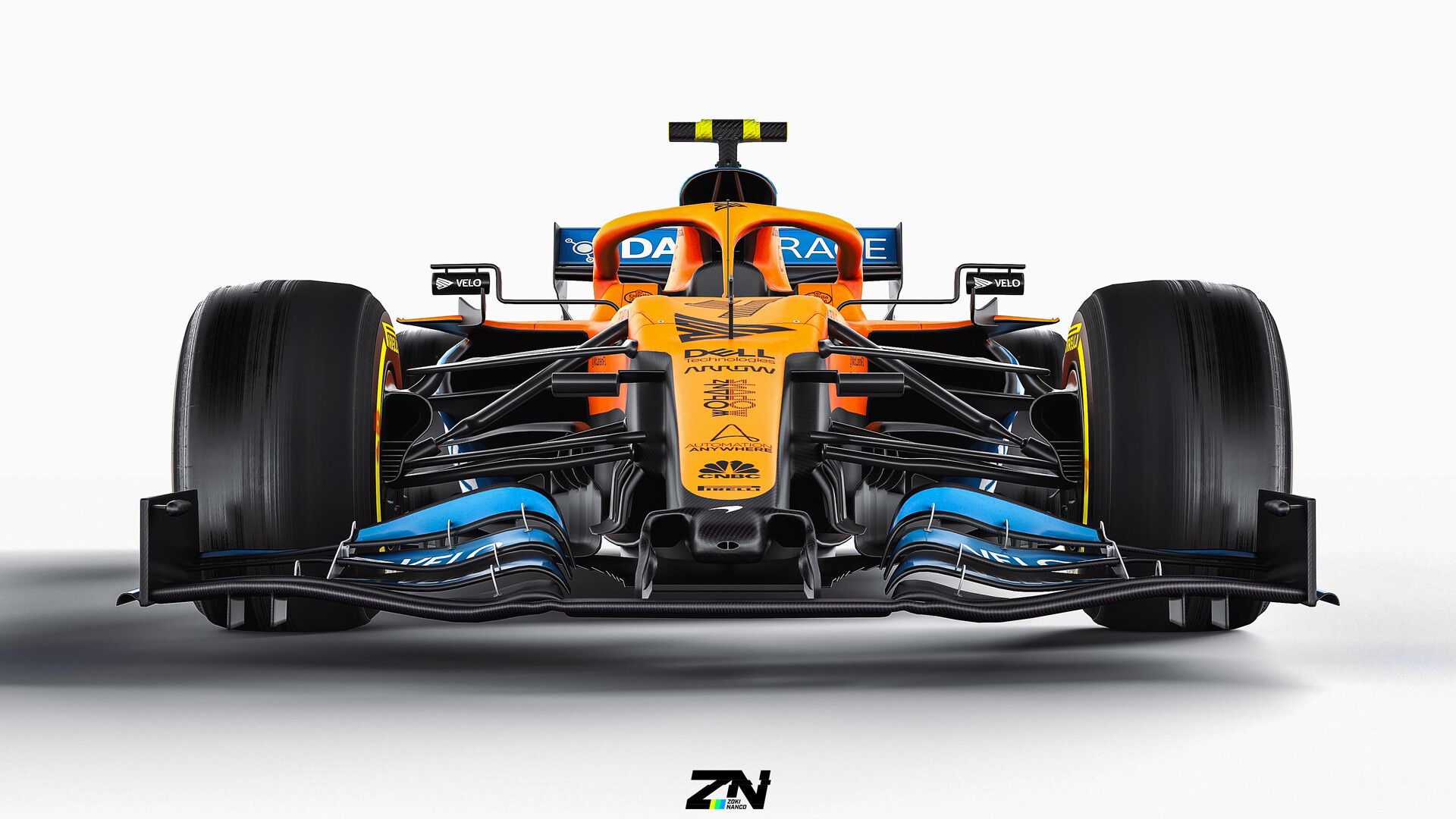 Mclaren MCL35 Norris, Zoki Nanco
