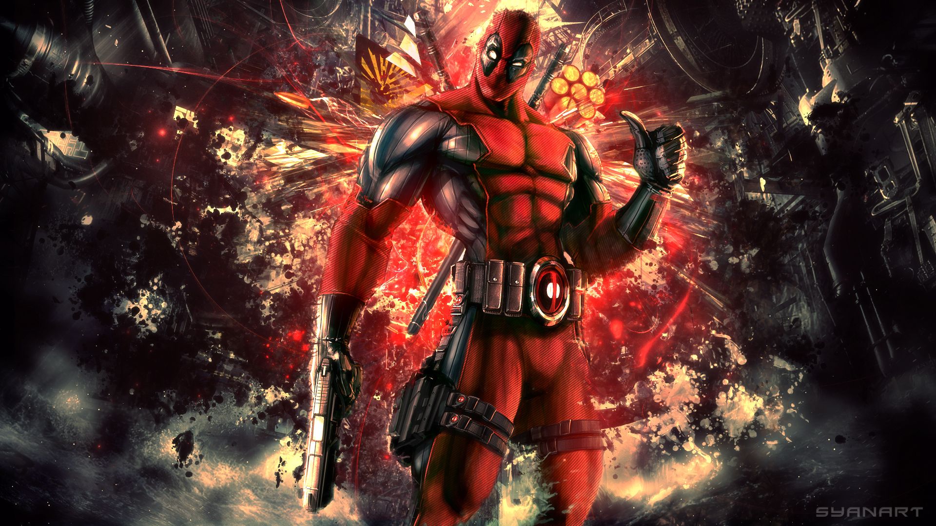 Wade Wilson Mercenary Anti Hero Marvel Comics Wallpaper