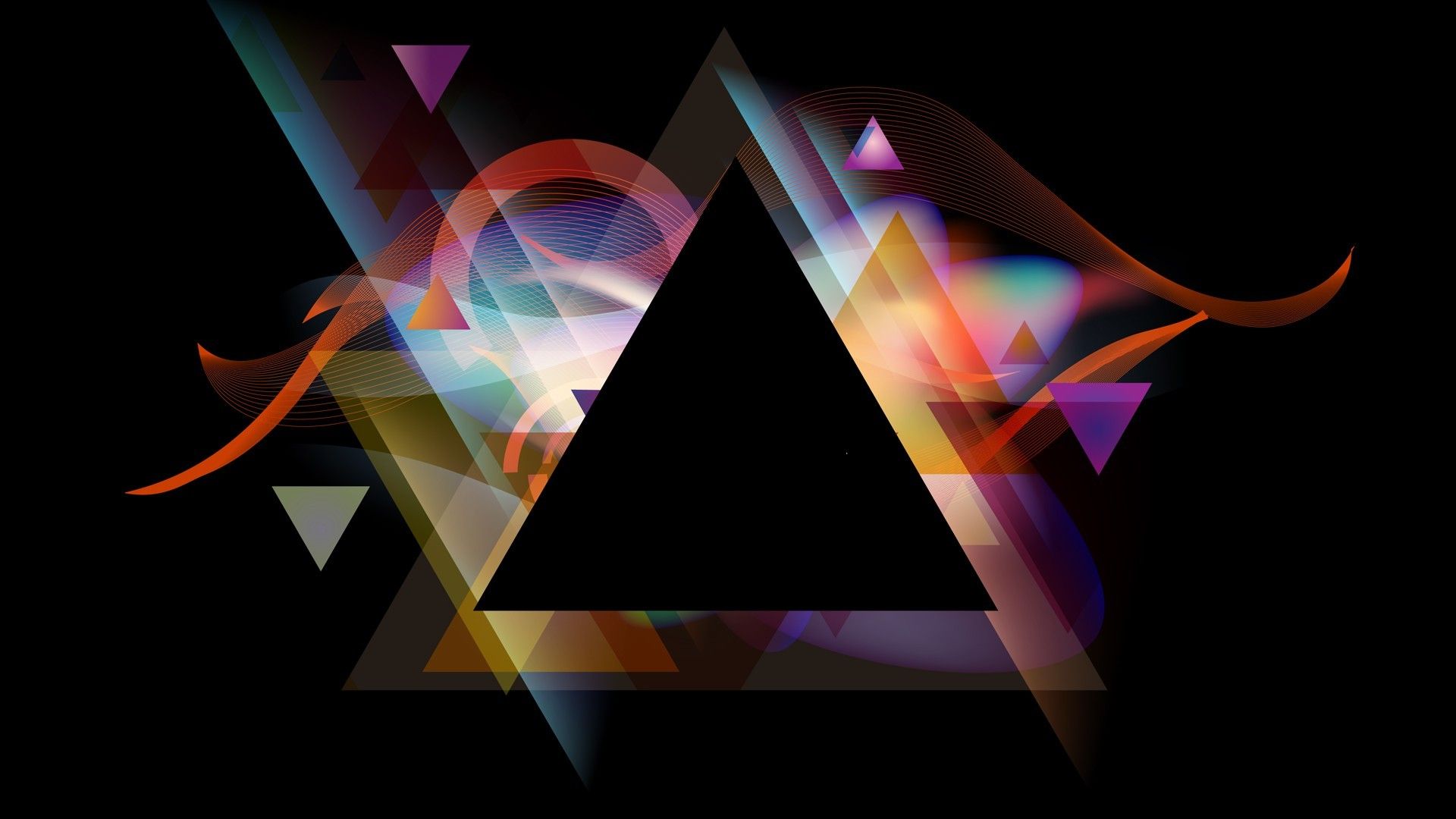 triangle, Abstract Wallpaper HD / Desktop and Mobile Background