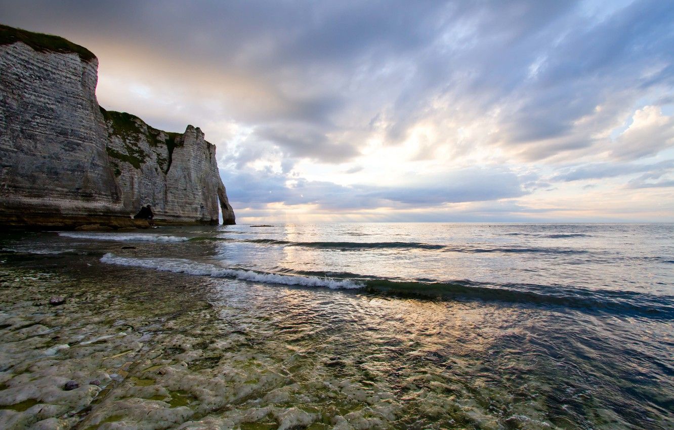 Beach Sky Clouds Rocks HD Wallpapers - Wallpaper Cave