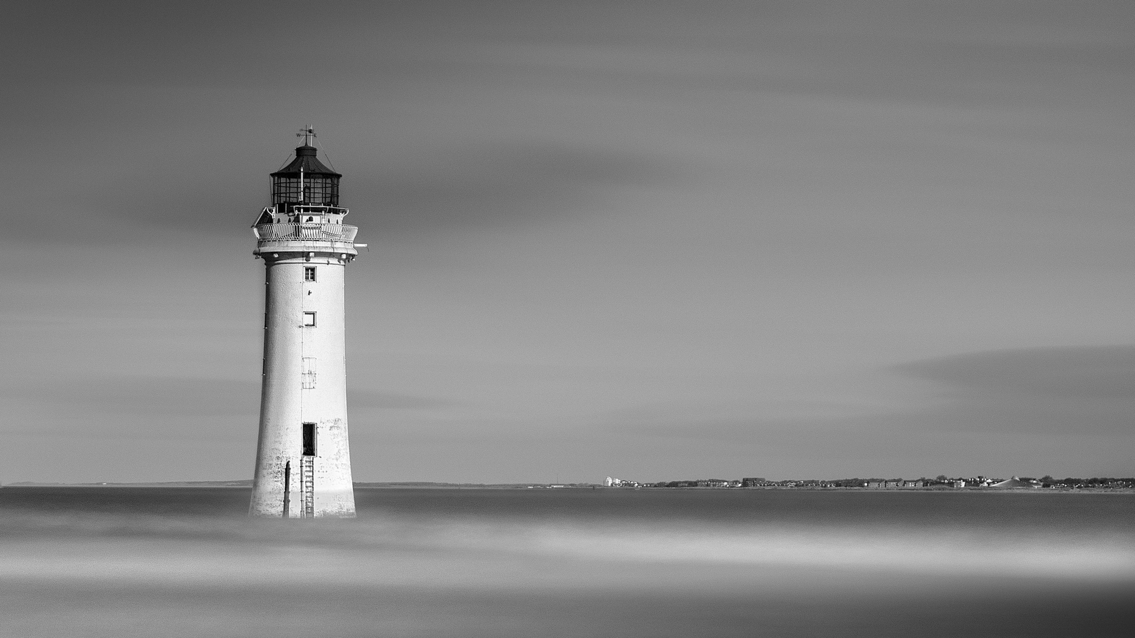 Lighthouse in the ocean HD Wallpaper available in different dimensions 4K Ultra HD