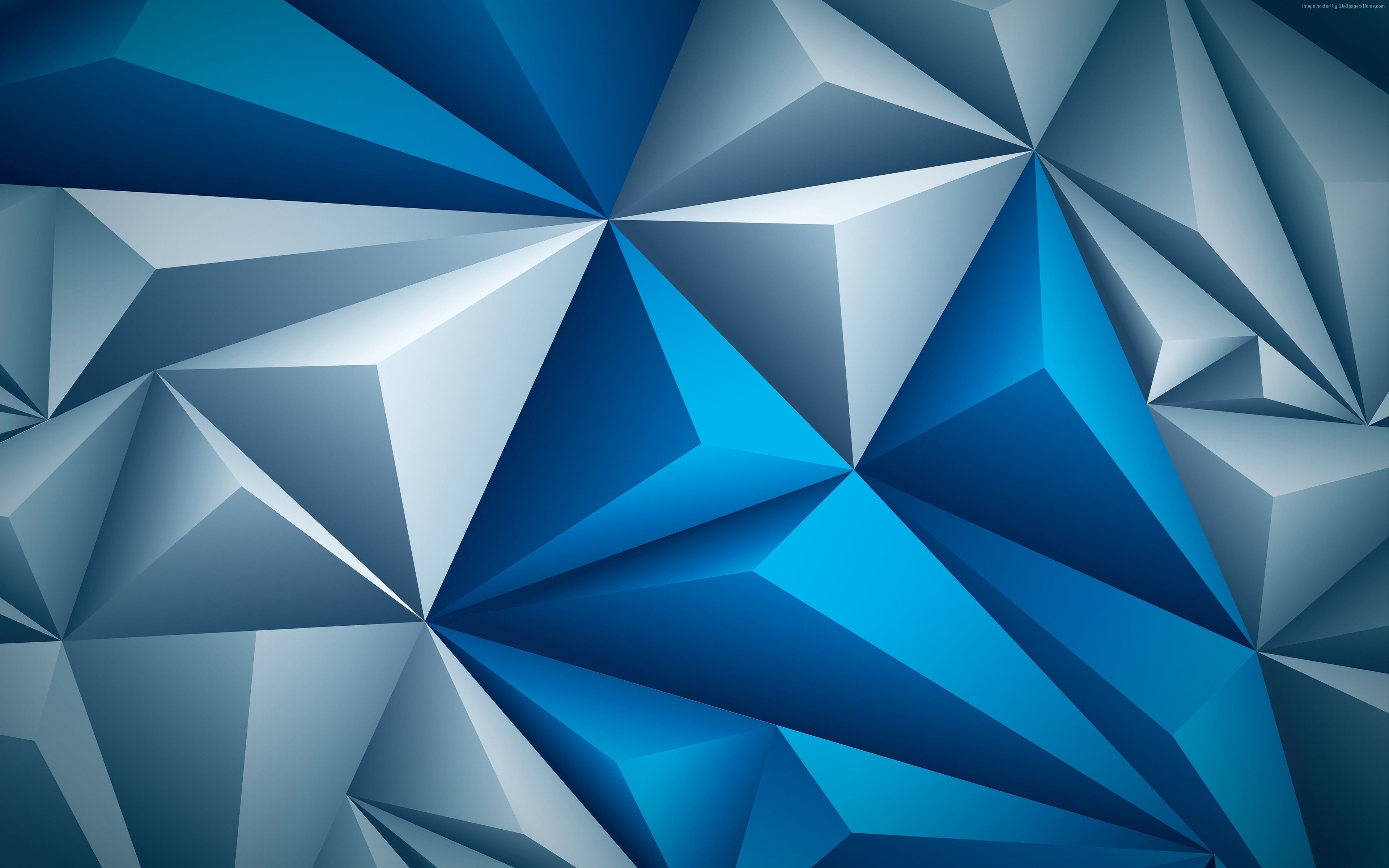 Wallpaper abstract, triangle, 3D, 4k, Abstract Wallpaper Download