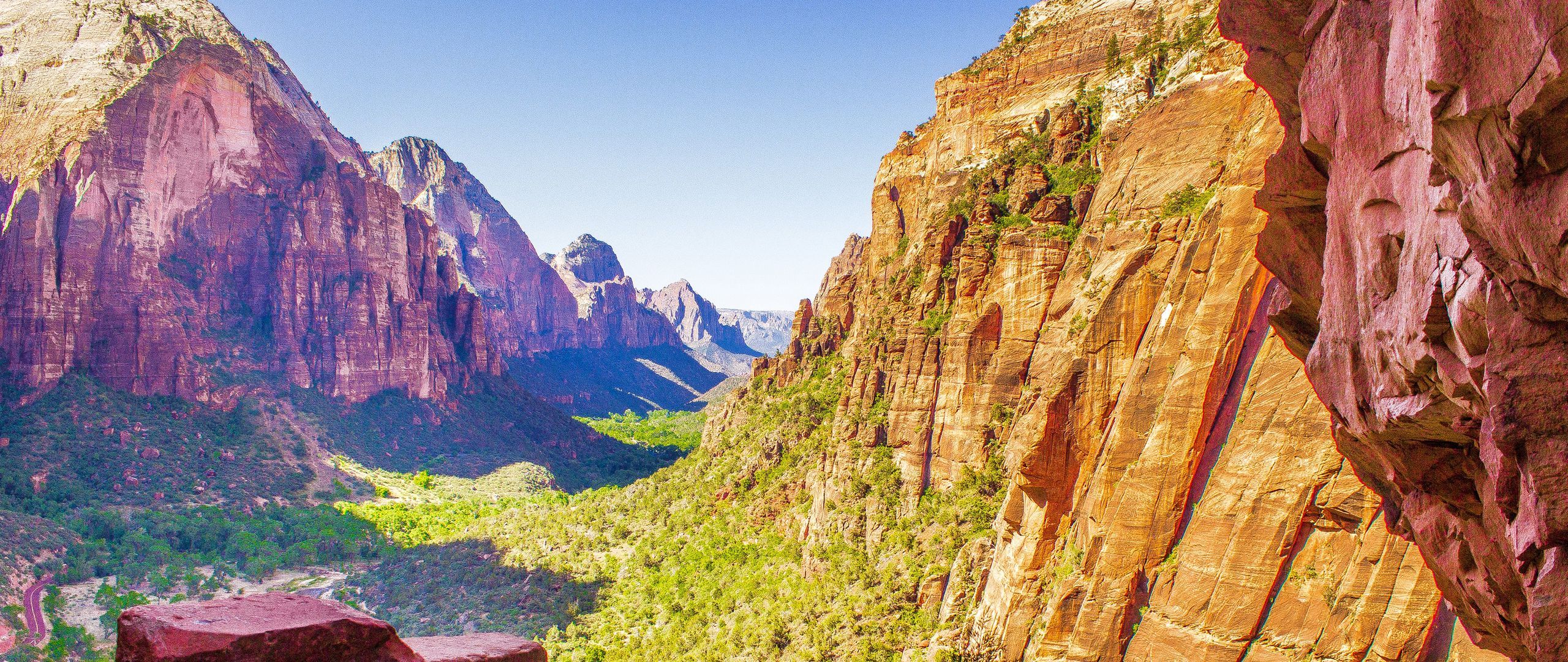 Download wallpaper 2560x1080 zion national park, utah, usa dual