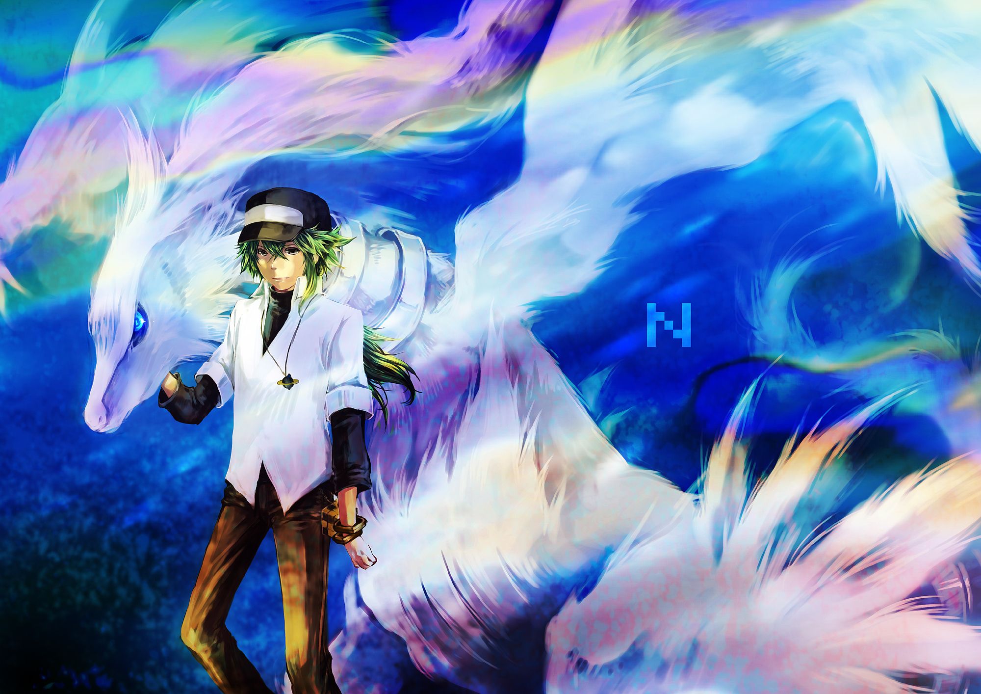 Anime pokemon boy dragon wallpaperx1414