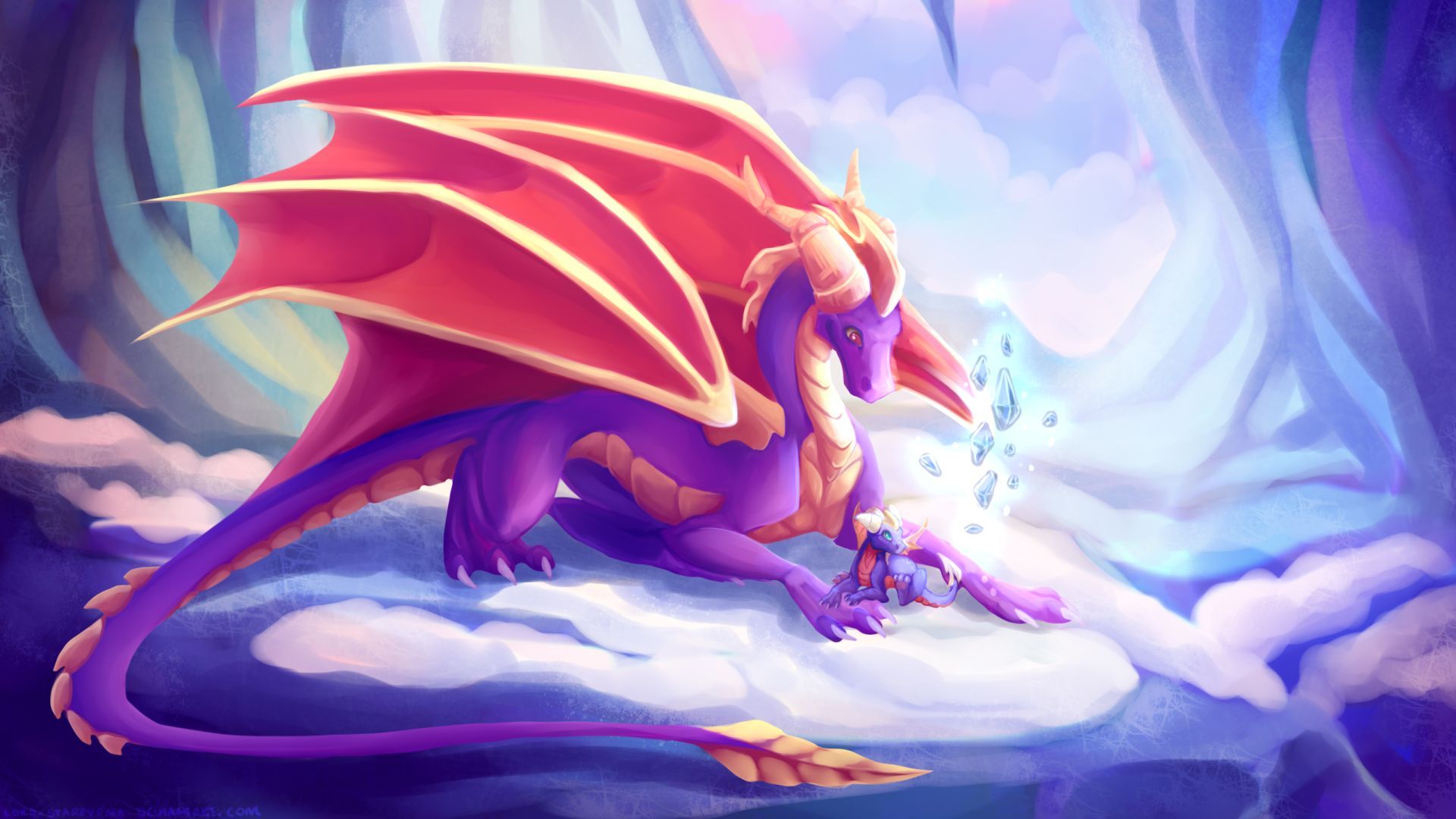 Cute Dragon Wallpaper