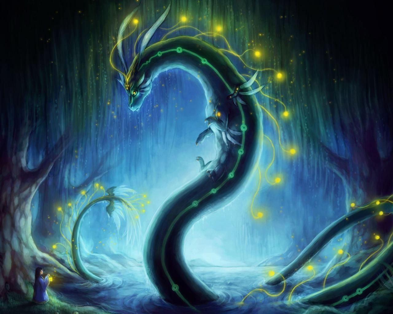 Blue Dragon Wallpaper Anime