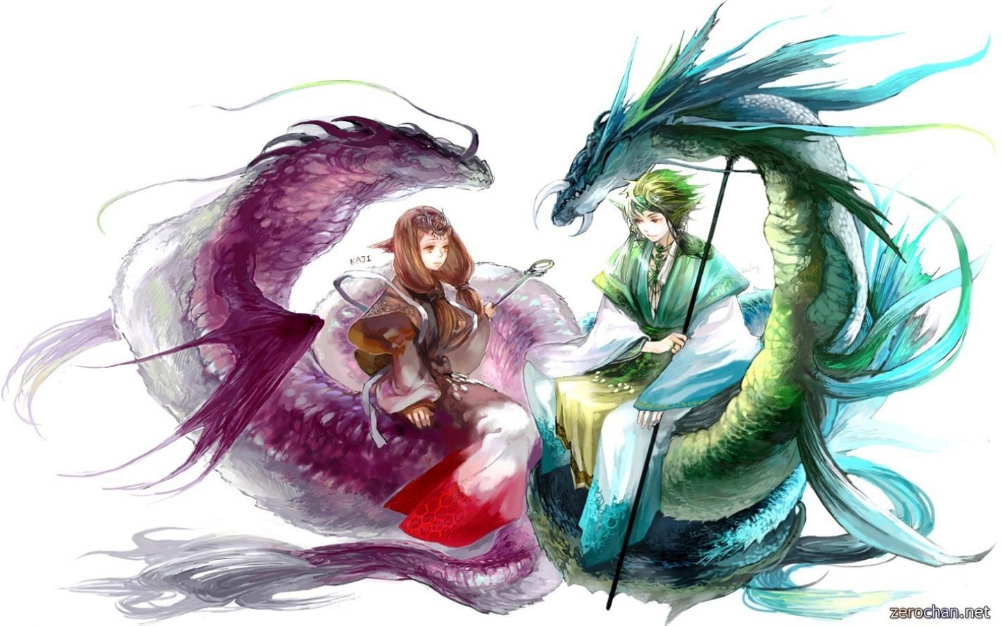 Anime dragon art couple. Anime wallpaper, HD anime wallpaper, Sky anime