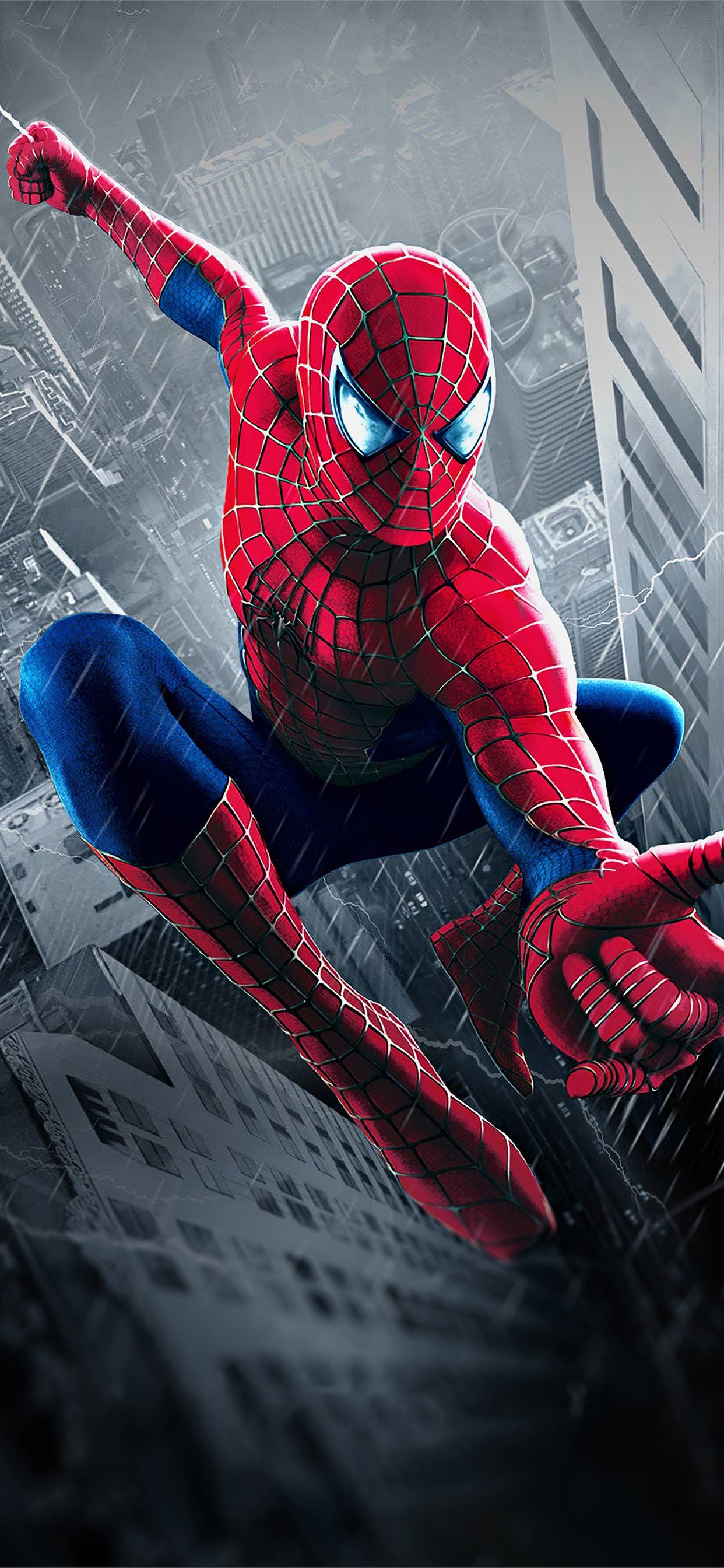 spiderman 2002 iPhone X Wallpaper Free Download