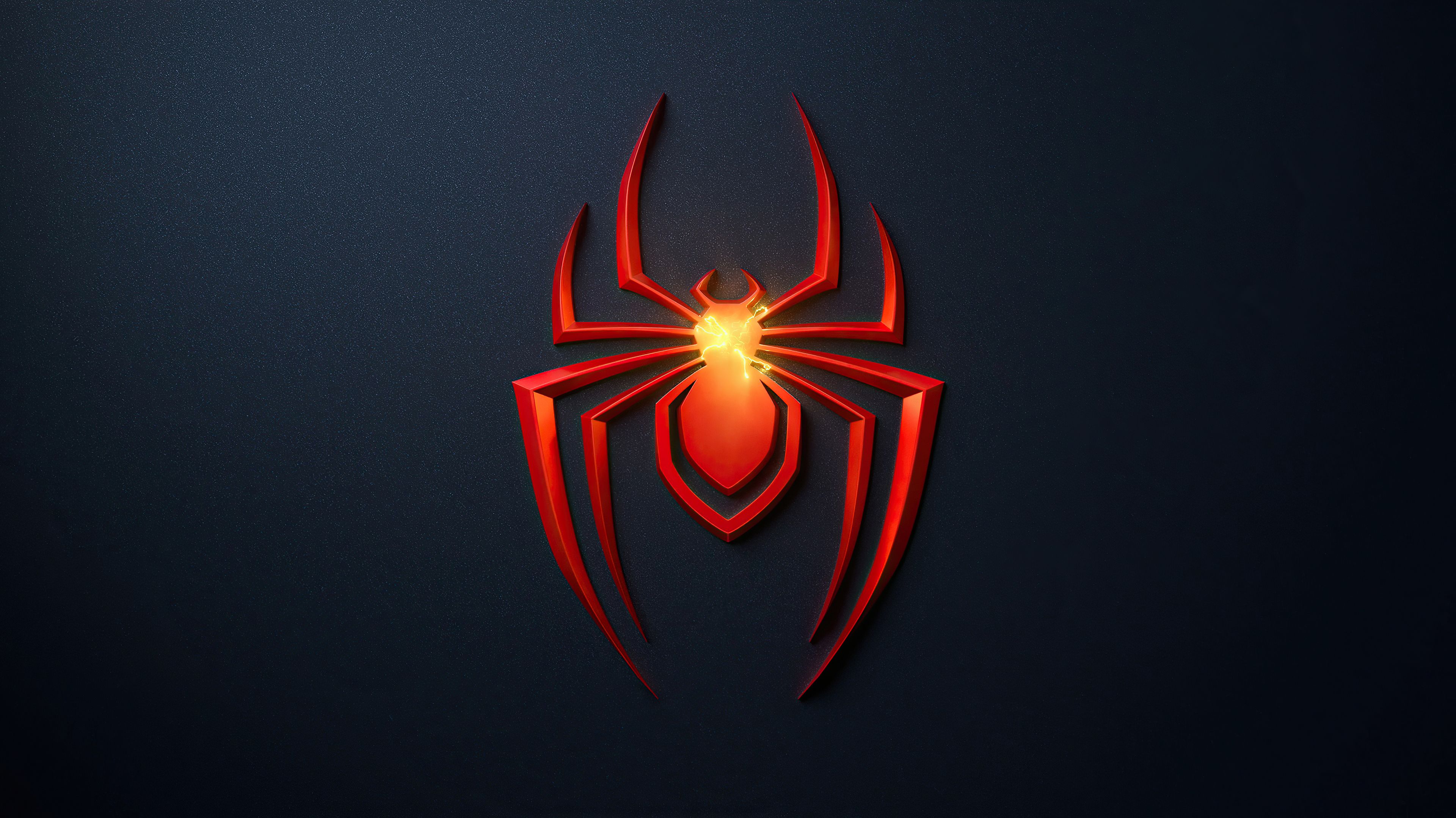 Spider Man: Miles Morales 4K Wallpaper, PlayStation Dark