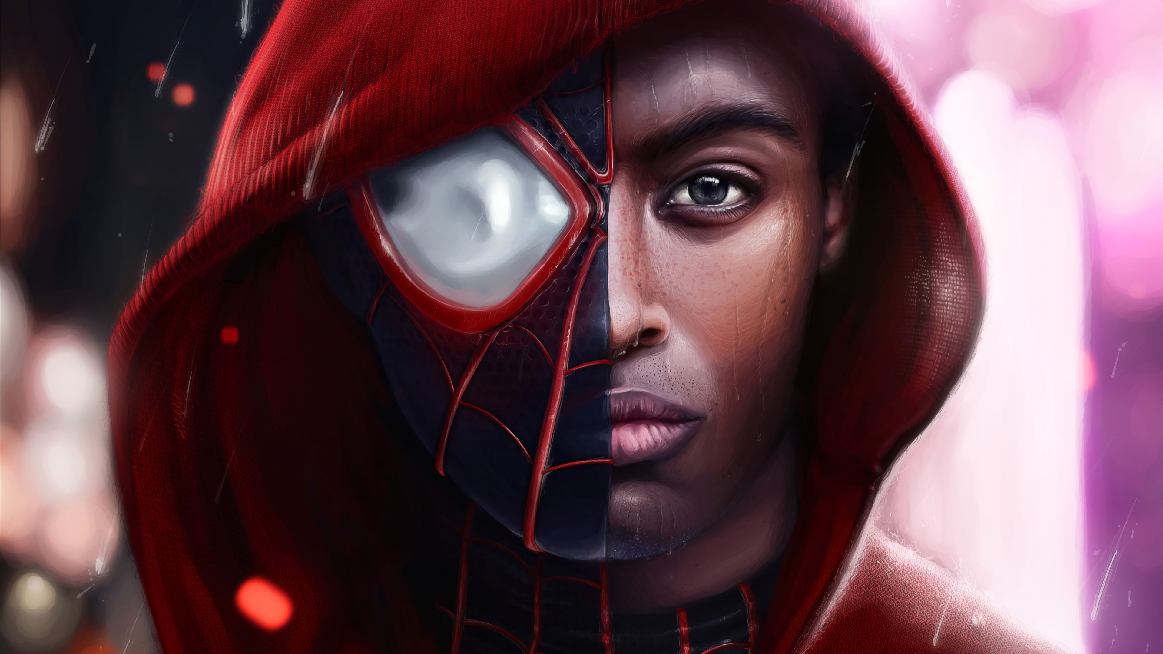 Spider Man Miles Morales 4k, HD Superheroes, 4k Wallpaper, Image