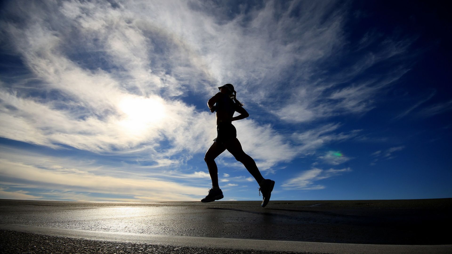Nike Free, Sea, Morning, Sport Run, Cloud Wallpaper Running