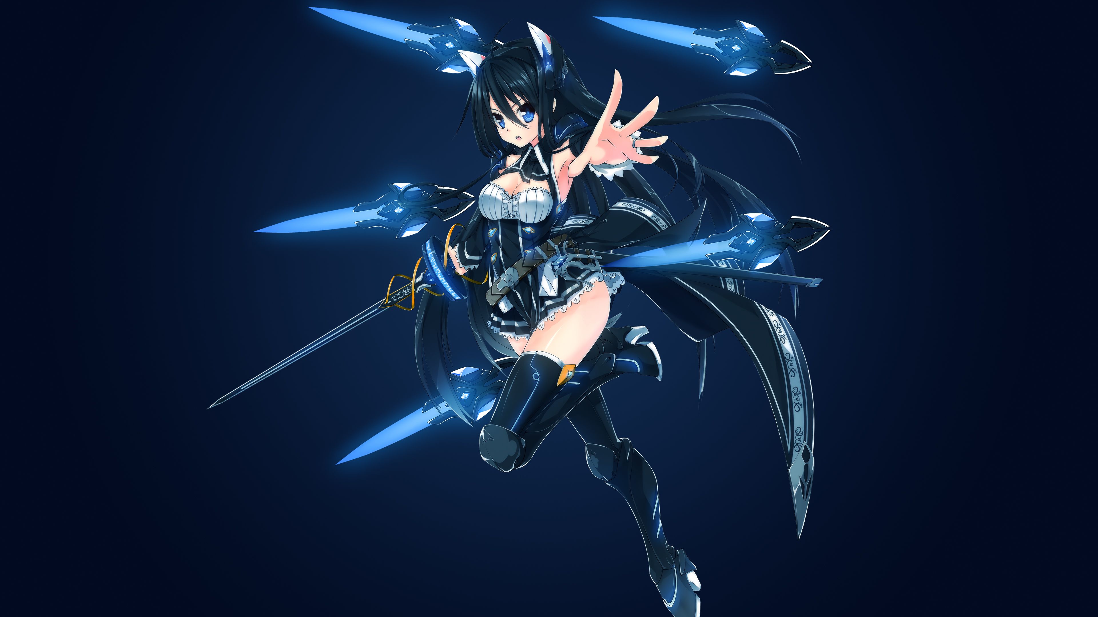 Telekinetic Sword girl [4K UHD /2560x 2560x1440]