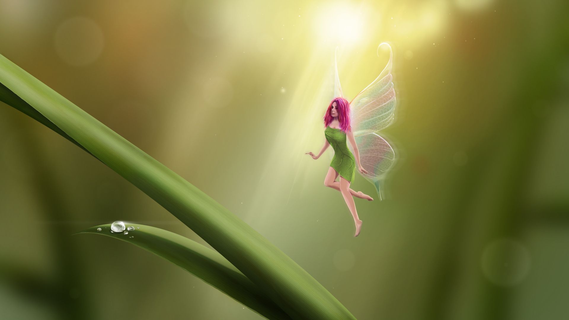 Cute Little Fairies Stock Illustration - Download Image Now - Fairy,  Flower, Animal Wing - iStock