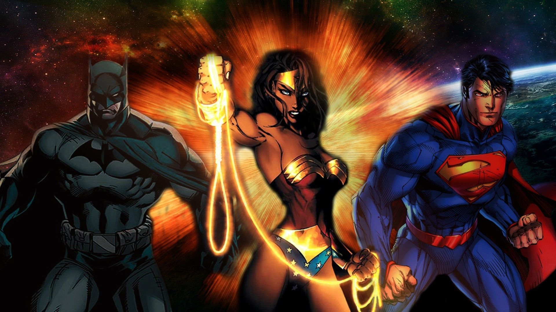 DC Comics, Superman, Wonder Woman, Batman, Justice League Wallpaper HD / Desktop and Mobile Background