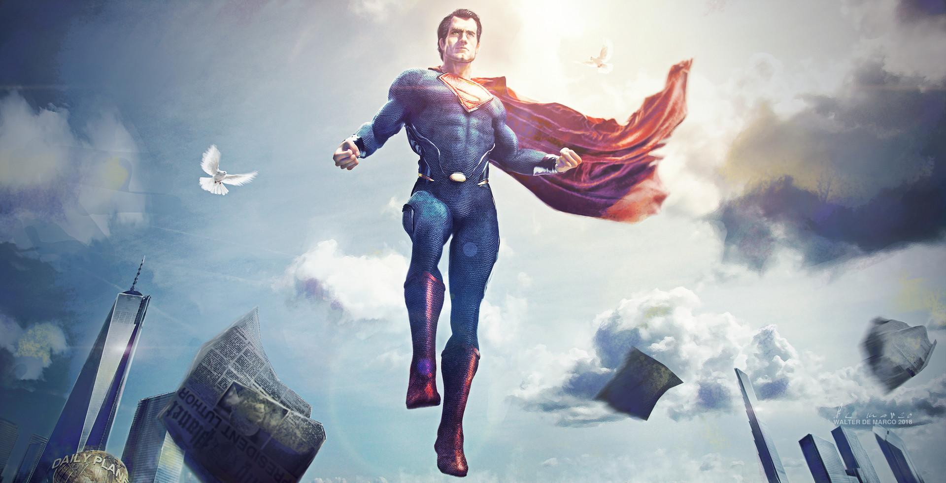 Superman Justice League Fan Artwork, HD Superheroes, 4k Wallpaper