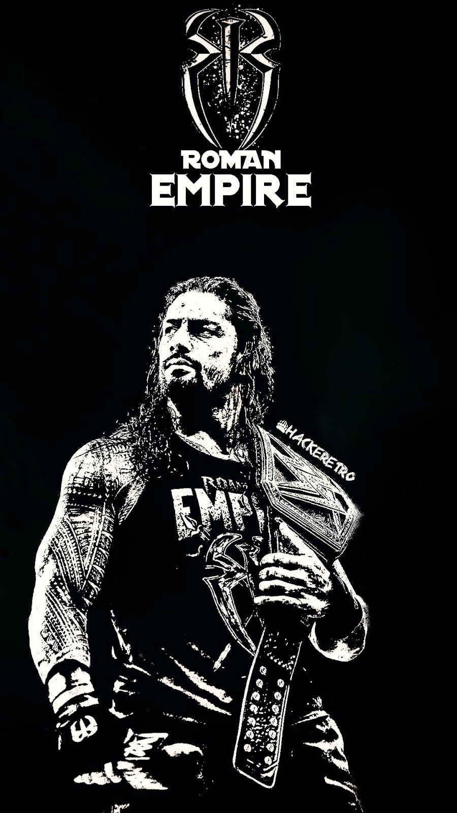 Roman Reigns Logo Wallpaper