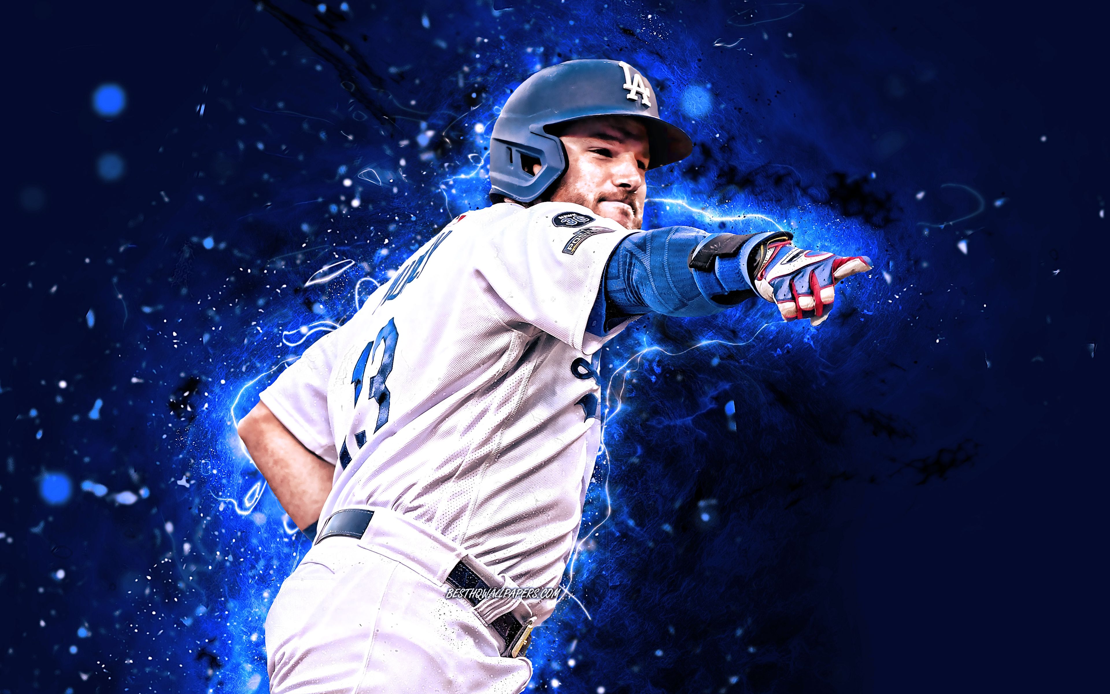 Download wallpaper Max Muncy, 4k, MLB, Los Angeles Dodgers