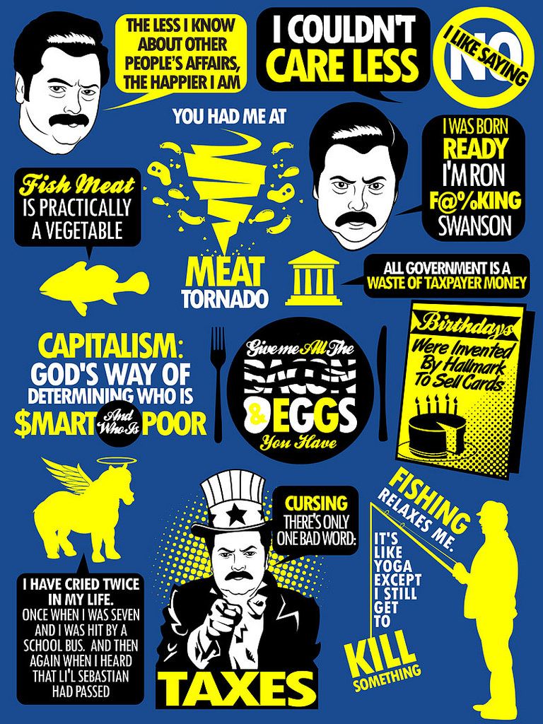 ron swanson pyramid of greatness quotes