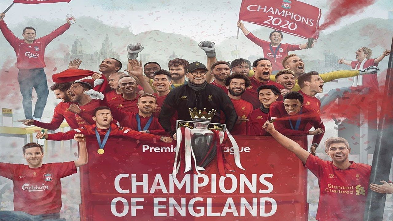LIVERPOOL PREMIER LEAGUE WINNERS MONTAGE!!. FANS CELEBRATE AT ANFIELD & SPECIAL WALLPAPERS