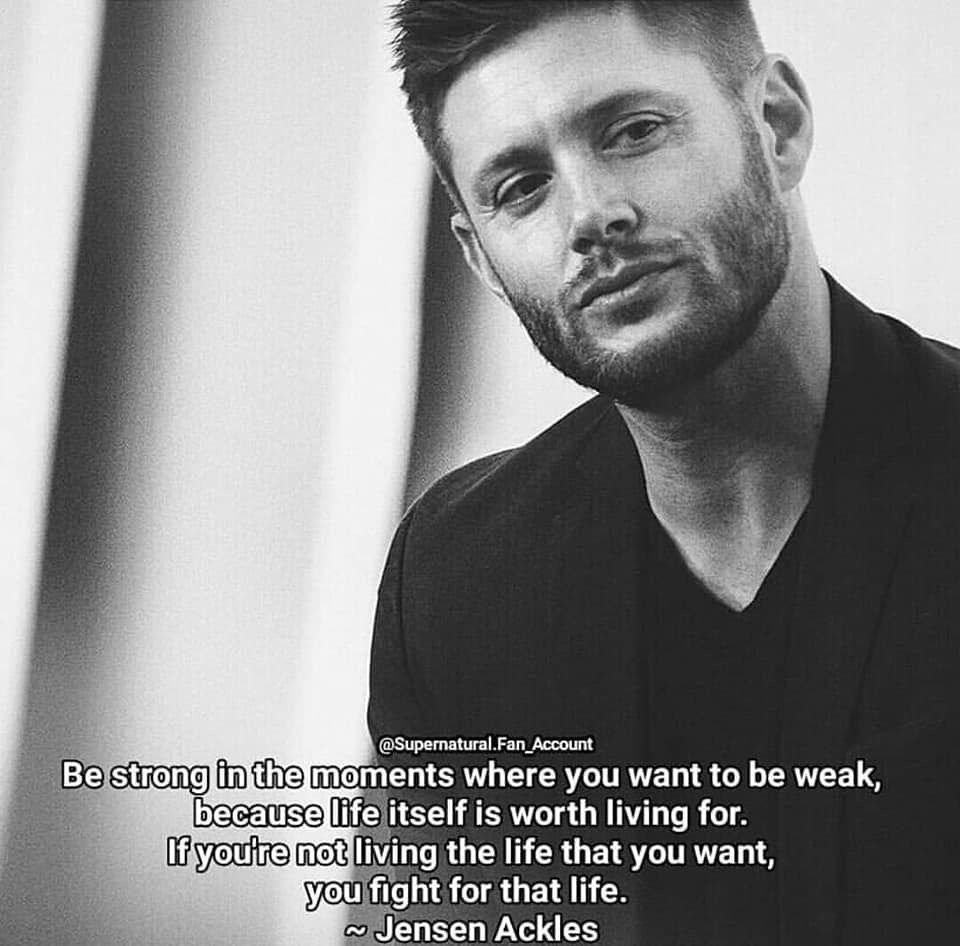 Jensen Ackles. Supernatural quotes