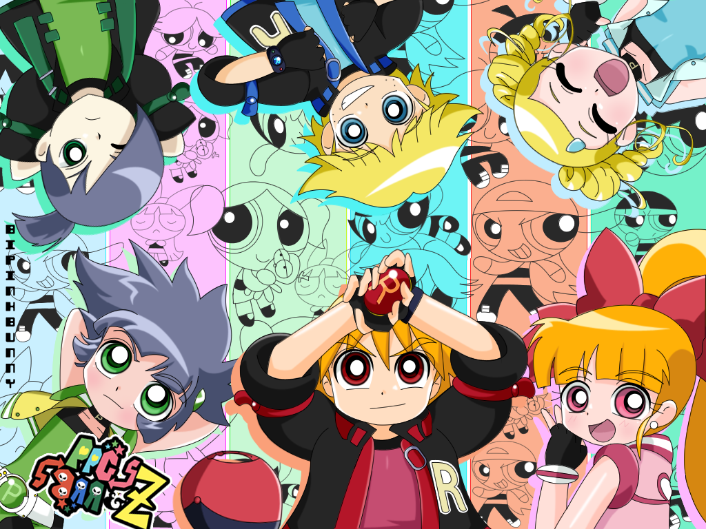 powerpuff love and RRB Wallpaper