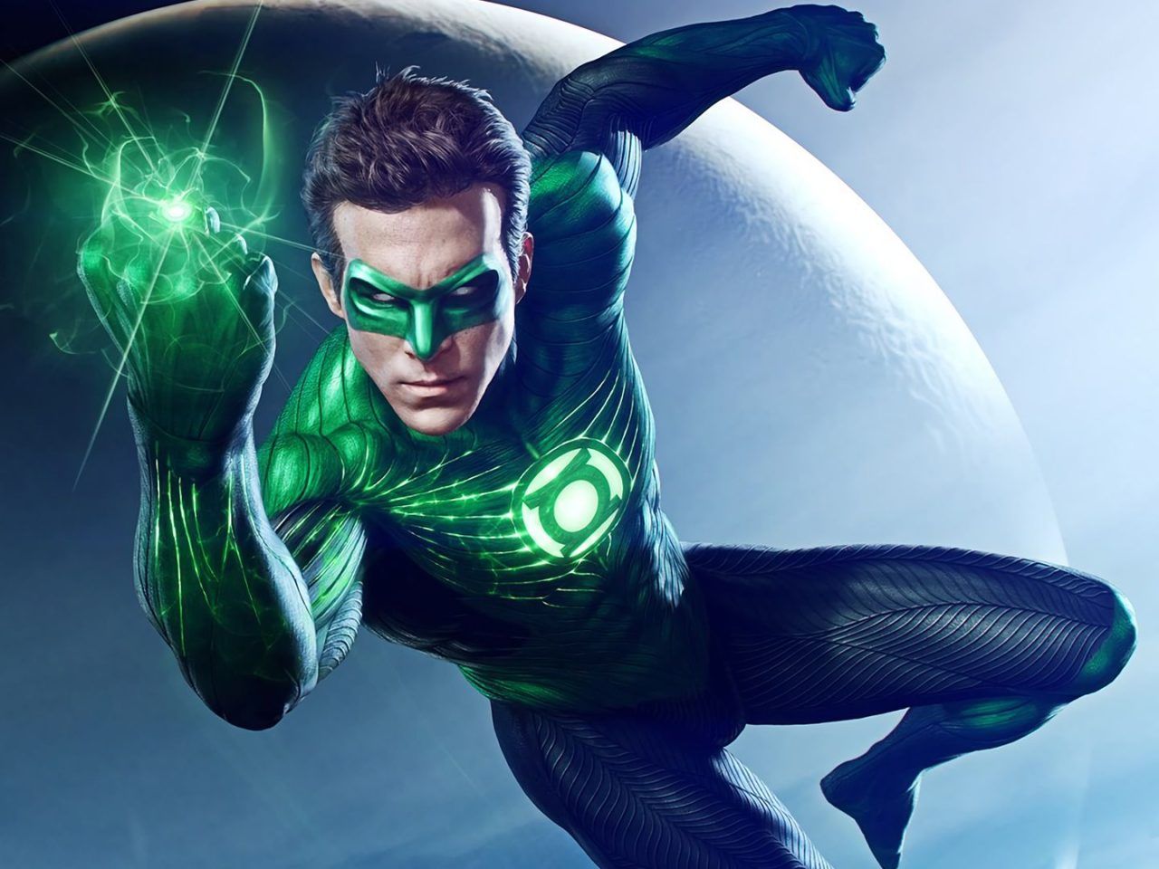 Green Lantern Superheroes Beware Of My Power Light Magic Ring Rays