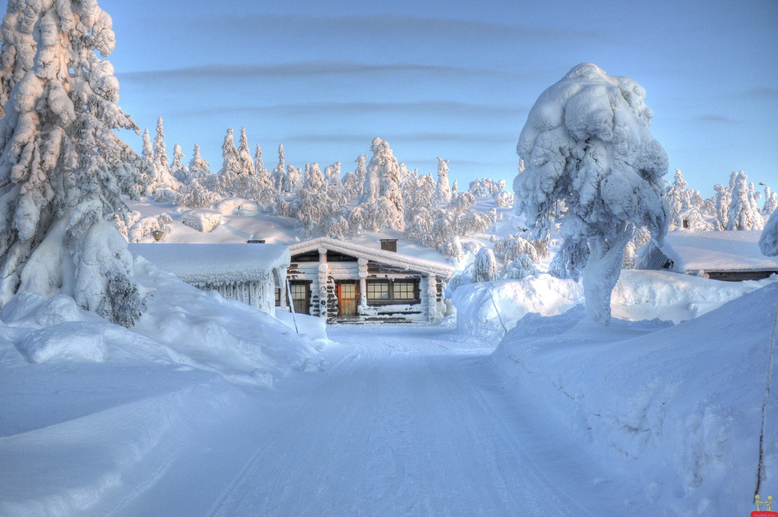 Lapland 4K wallpaper for your desktop or mobile screen free