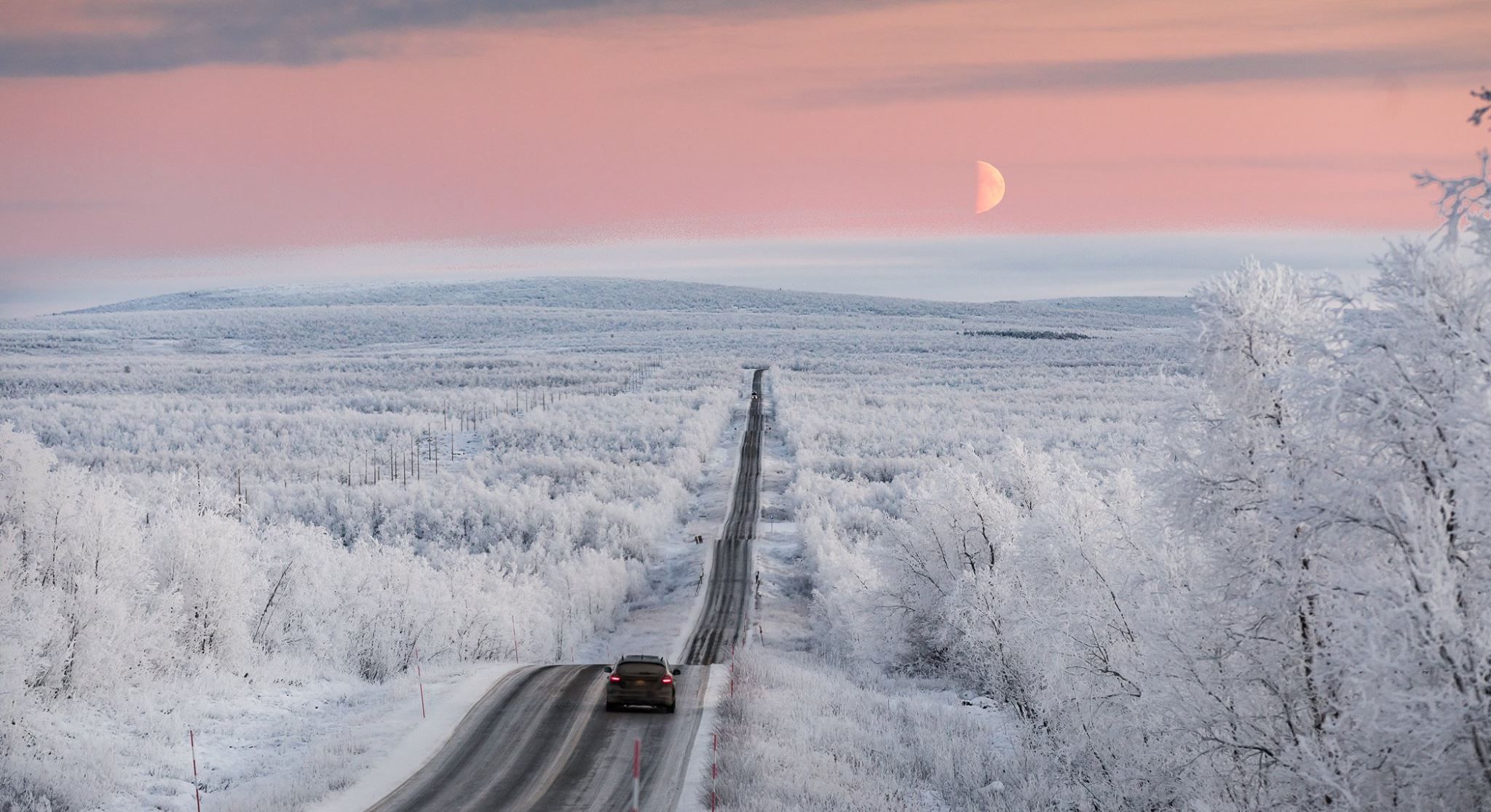 Finnish Lapland captioned on 8th of November. Photo