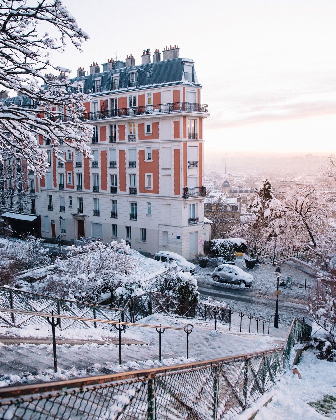 Paris France architecture and travel photography skies